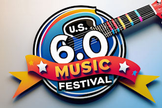 create awesome and gorgeous music festival logo design