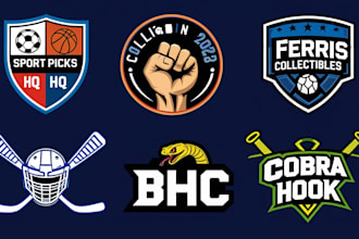do awesome logo for your sports, team, fitness or event