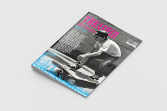 design a beautiful and eye catching magazine layout