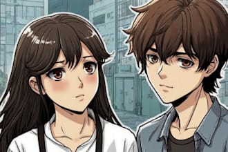 draw anything you want in comic or anime style