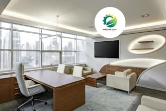design zoom virtual background with your logo