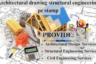 licensed architect, structural engineering city permit drawing in mi mn ms mo