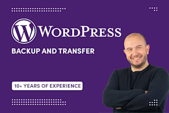 backup and transfer your wordpress website
