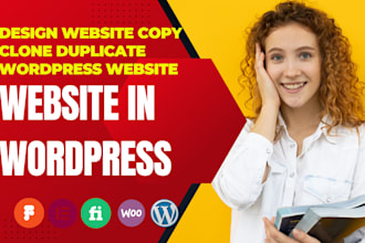 design website copy clone duplicate wordpress website