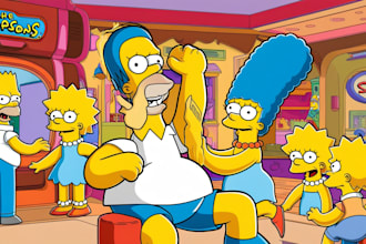 make you into the simpsons yellow cartoon character
