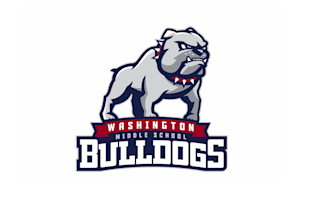 design bulldog mascot middle school logo