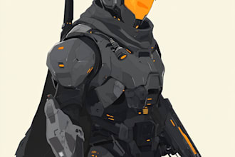 do  mecha robot character design