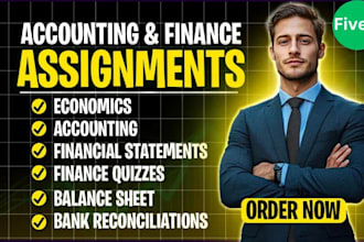 do accounting, finance assignment, financial statement analysis and excel report