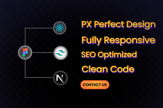 figma , xd to react nextjs , tailwind, typescript,  redux
