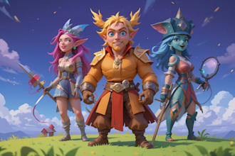 design a low poly illustration for you