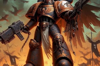 make as a favorite space marine 40k warhammer art