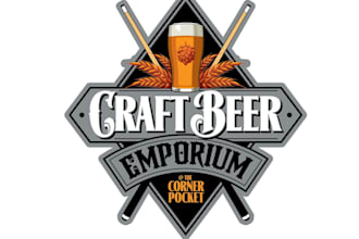 design classy distinguishable craft beer emporium logo