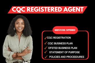 do cqc registration, cqc compliant business plan policies and procedures ofsted