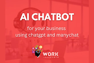 create ai chatbot for your business using chatgpt and manychat