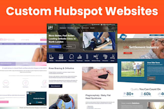 develop custom hubspot websites, blogs, and hubspot landing pages