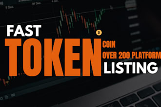 do quick token launch ,coin  ico  token listing on coinmarketcap coingecko  dex