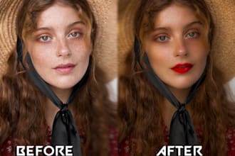 retouch fashion, beauty, and portrait images