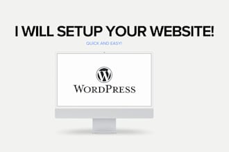 setup your wordpress website