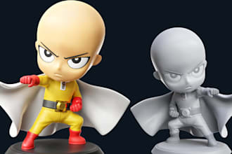 do a cute 3d toy, articulated figure, 3d action figure   3d funko pop, bjd model