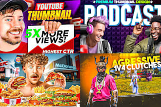 design amazing clickbait youtube thumbnails that boost views