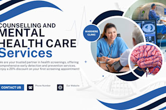 design medical website, therapy and mental health wellness counselling website
