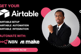 be your airtable automation specialist on n8n make com zapier
