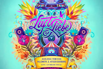 design awesome music festival logo