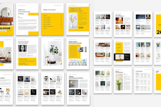 design memoir year book, look book, magazine ad, product catalogue, travel book