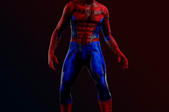 rip 3d model, 3d armor, texture from any game, do spider man sonia, spider art