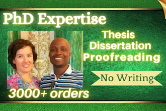 edit and proofread dissertation, thesis, academic content