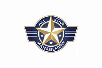 do creative original management agency logo with copyright