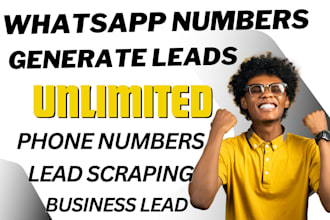 provide whatsapp number leads bulk business gamers investors leads generation
