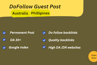 do guest posts on australia and philippines high da blogs