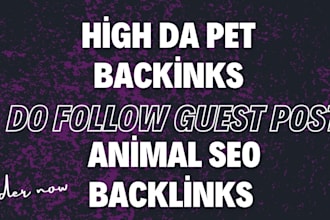do cat backlink pet SEO cat dog animal guest post pet care high domain authority