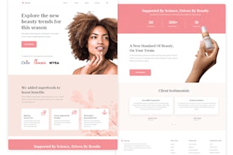 responsive landing page,wordpress landing page design,single page website design