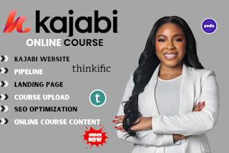 setup kajabi online course, kajabi website, kajabi experts