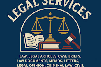 draft legal motions, case briefs , complaints, petitions, legal appeal,lawsuits