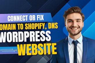 connect domain to shopify, dns, wix, google sites, connect domain to website fix