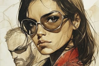 draw comic book art, comic book illustration
