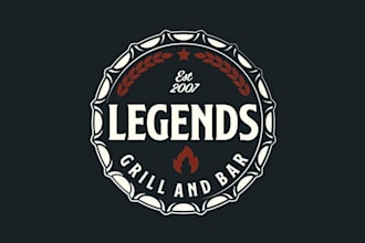 design extraordinary bar and grill logo