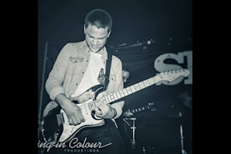 compose, arrange and mix tasteful rhythm and lead guitar