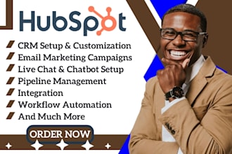 setup hubspot crms, hubspot automation hubspot email marketing hubspot website