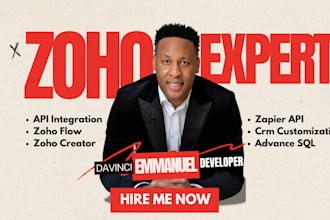 setup zoho projects integration make com zapier zoho flows or apis automation