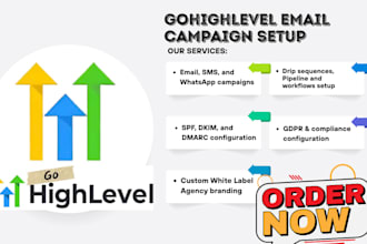 setup white label ghl email campaign domain spf dkim dmarc ssl configuration