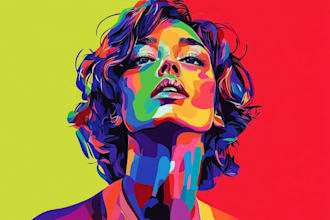 make a beautiful wpap pop art portrait