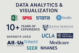 help with trinetx, seer, and all public health datasets