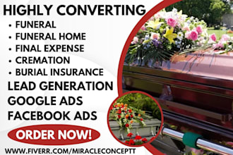 generate funeral leads cremation farewell funeral services funeral home leads