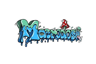 design awesome producing dj project trippy logo