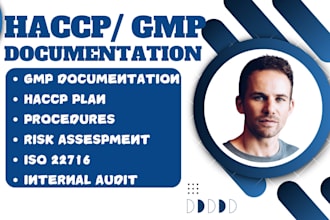 do iso 22716 gmp documentation, manual, internal audit, gmp certifications haccp