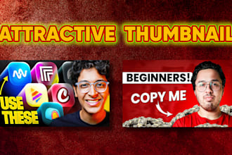 design youtube thumbnails and gaming video covers